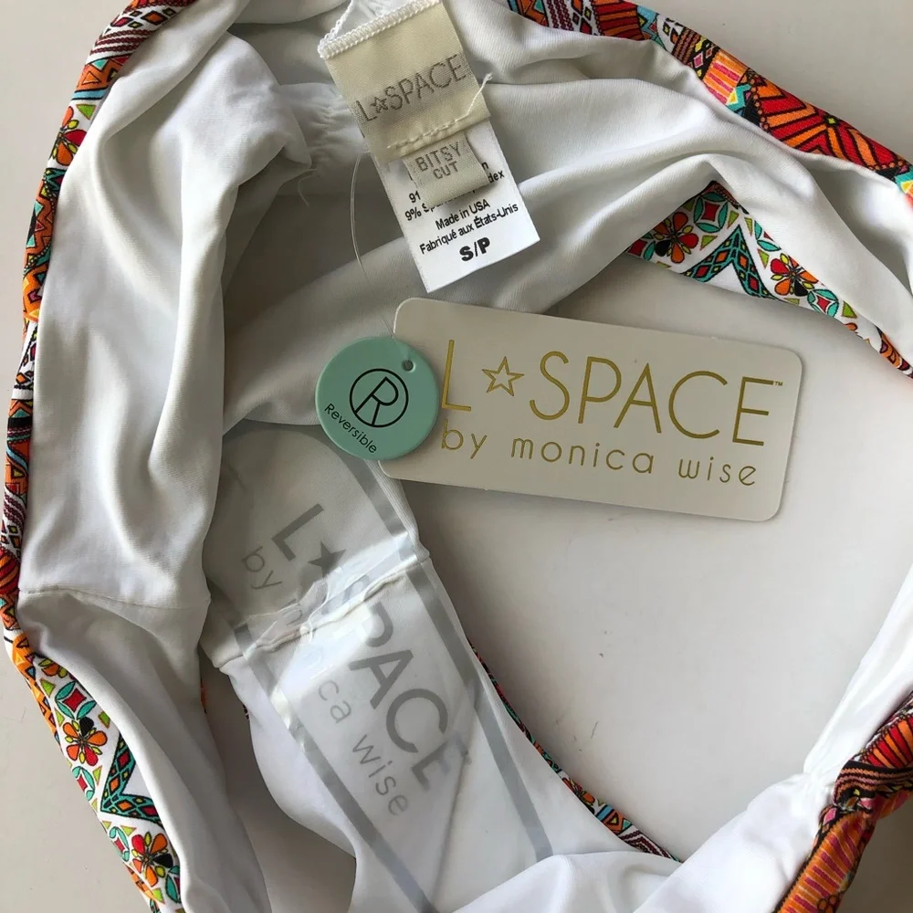 L*Space Monique Reversible Bitsy Bikini Bottom NWT